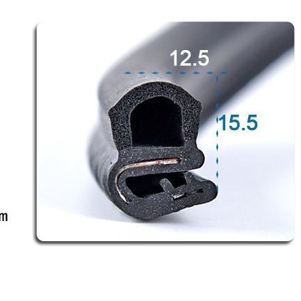 柜箱体侧泡橡胶密封条电气柜门顶泡橡胶皮条静音箱防尘防水胶条