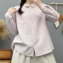 亲肤娃娃领宽松显瘦衬衫