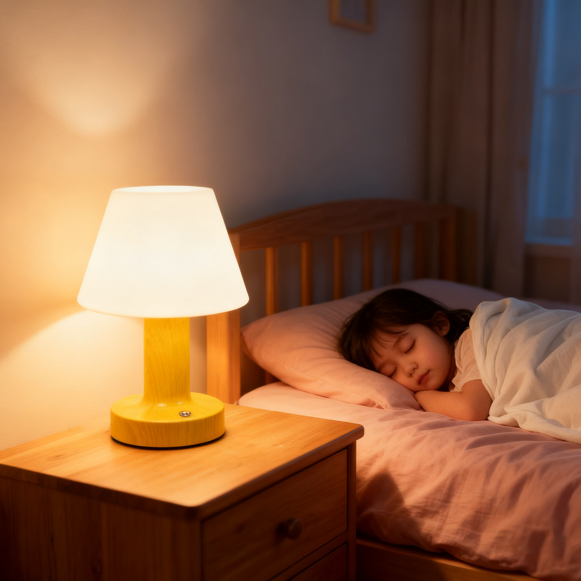 Lámpara de escritorio redonda de hongo dormitorio lámpara de noche de metal rotomoldado fábrica de lámpara de escritorio LED dedicada a la decoración redonda transfronteriza USB