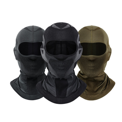 23 Autumn and winter cycling hood mask, windproof, waterproof and warm, women's face protection, full wrap, motorcycle battery car, men's