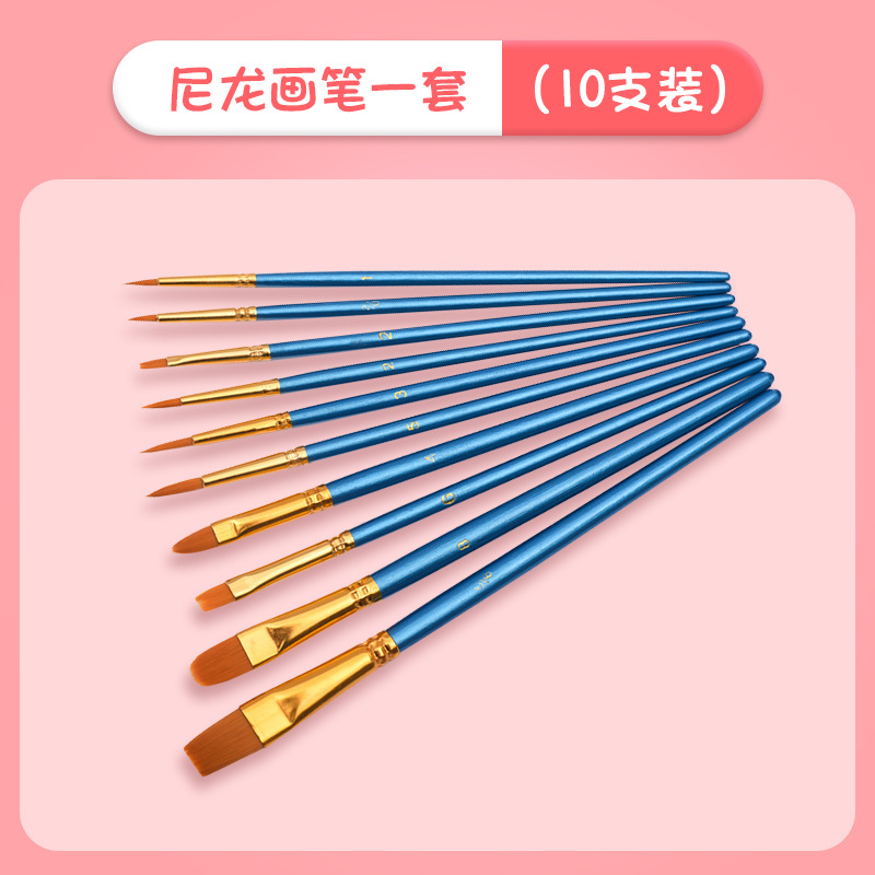 Nylon brush, 10 pieces