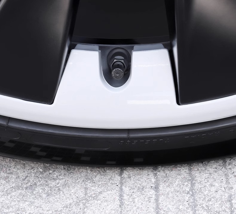 Suitable for Tesla Model Y Wheel Hub Cover 20inch Protective Cover Cyclone Wheel Rim Modification Accessories Black Other