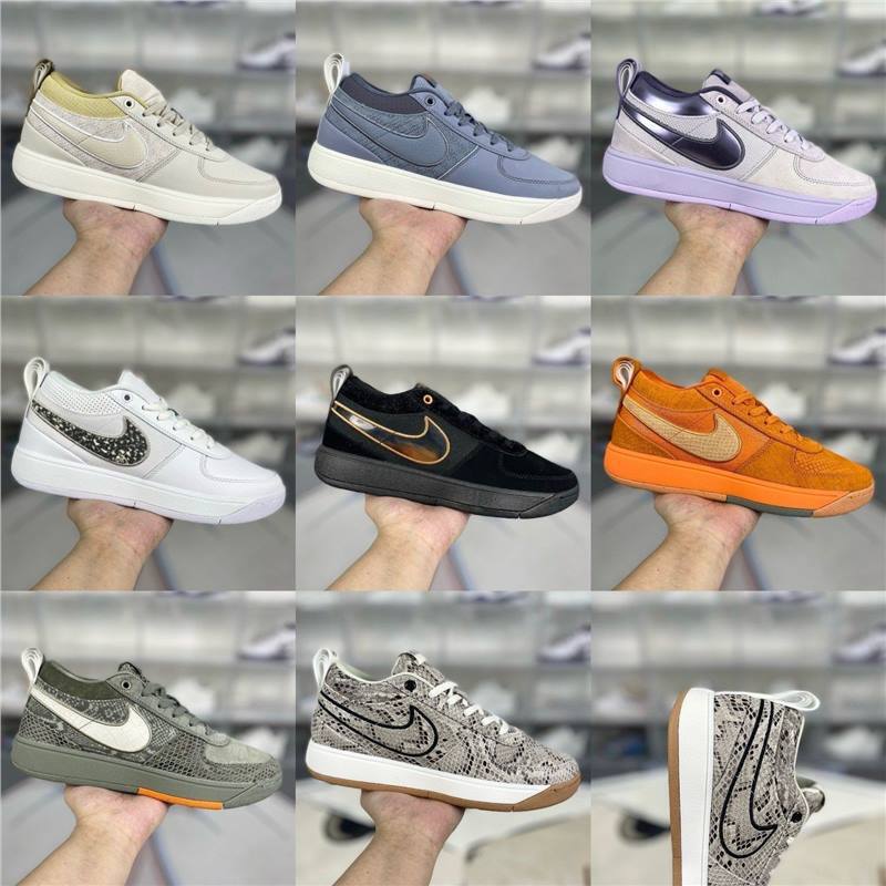 Pure Original Book1 Forrest Gump White Red Booker Generation Light Pink Purple Rattlesnake Purple Male and Female Couple Sports Basketball Shoes