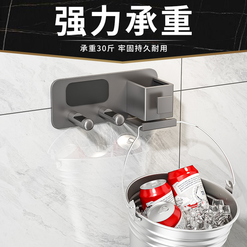 Secador de pelo de almacenamiento de rack ponche libre de baño montado en la pared secador de pelo soporte de baño secador de pelo rack de almacenamiento de rack