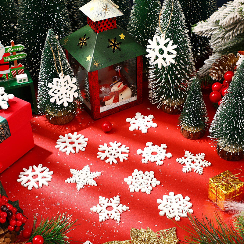Snowflake Wooden Pieces 5