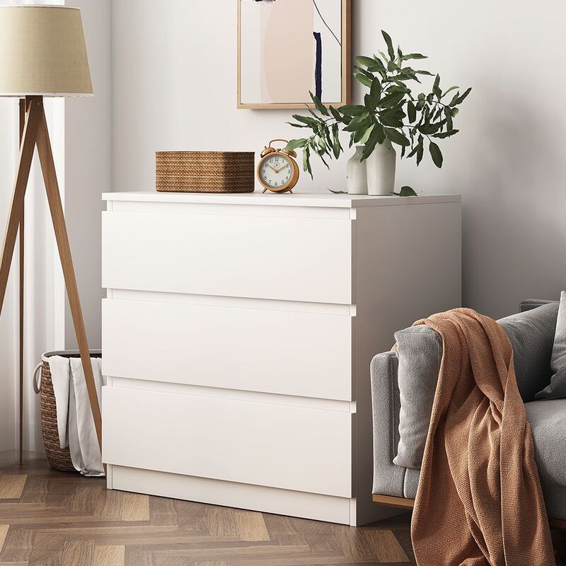 Drawer Cabinet Household Solid Wood Bedroom Storage Cabinet Chest of Drawers Simple Modern Drawer Cabinet Multi-Layer Storage Living Room Tv Cabinet