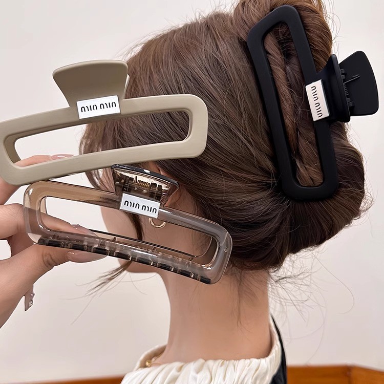 Square Hair Claw Clip for Women, Shark Clip for the Back of the Head, Hair Clip, Hair Accessory, Hairpin, Large Claw Clip for Thick Hair