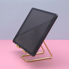 厂家桌面金属手机支架便携式支架懒人平板支架礼品简易可调节支架
