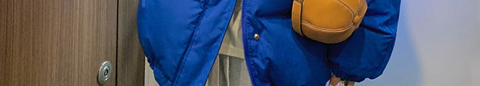 羽绒服女2022年新款韩版宽松小个子克莱因蓝面包服冬季批发外套潮详情21