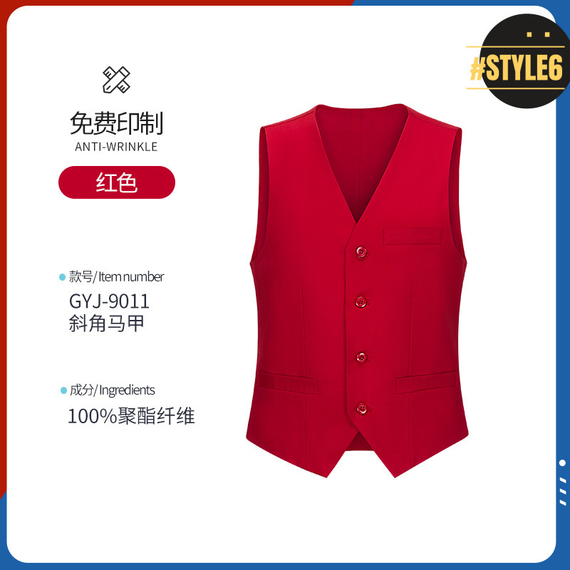 Sala de billar chaleco personalizado logotipo de club de billar camarero ropa de trabajo de bolsillo chaleco de trabajo hombre