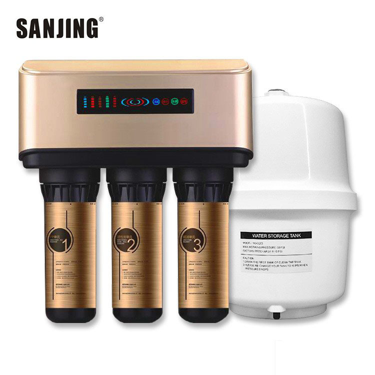 Hogar purificador de agua de lujo con cubierta de plástico completo antioxidante oro A6 ro purificador de agua comerciantes al por mayor