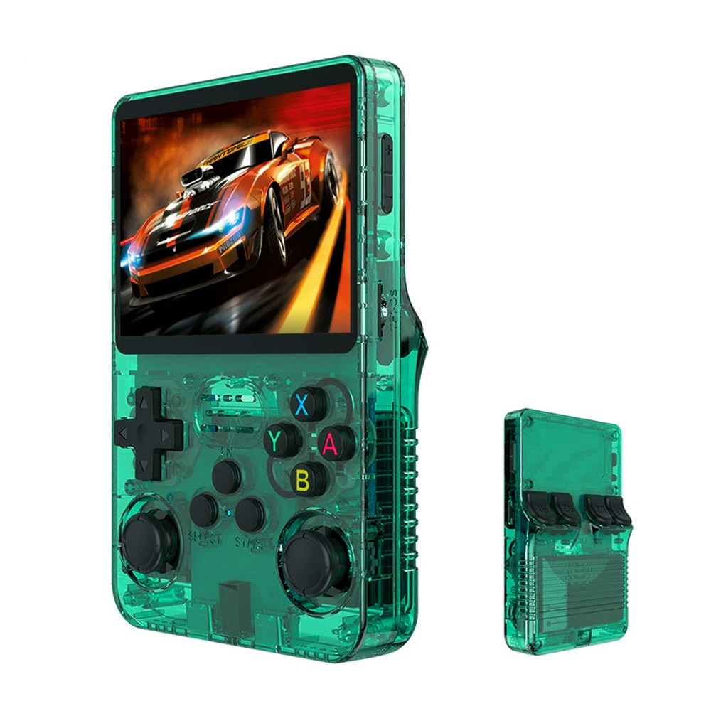 Ручная игровая консоль R36S, ретро портативная, 64/128 ГБ, мульти-цвета, стиль 3.5 дюйма