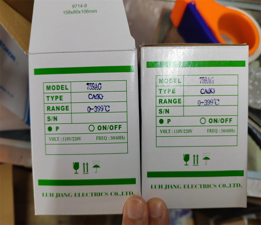 台湾LUHJIANG禄蒋温控器LJ759AG  带报警 拔码数显