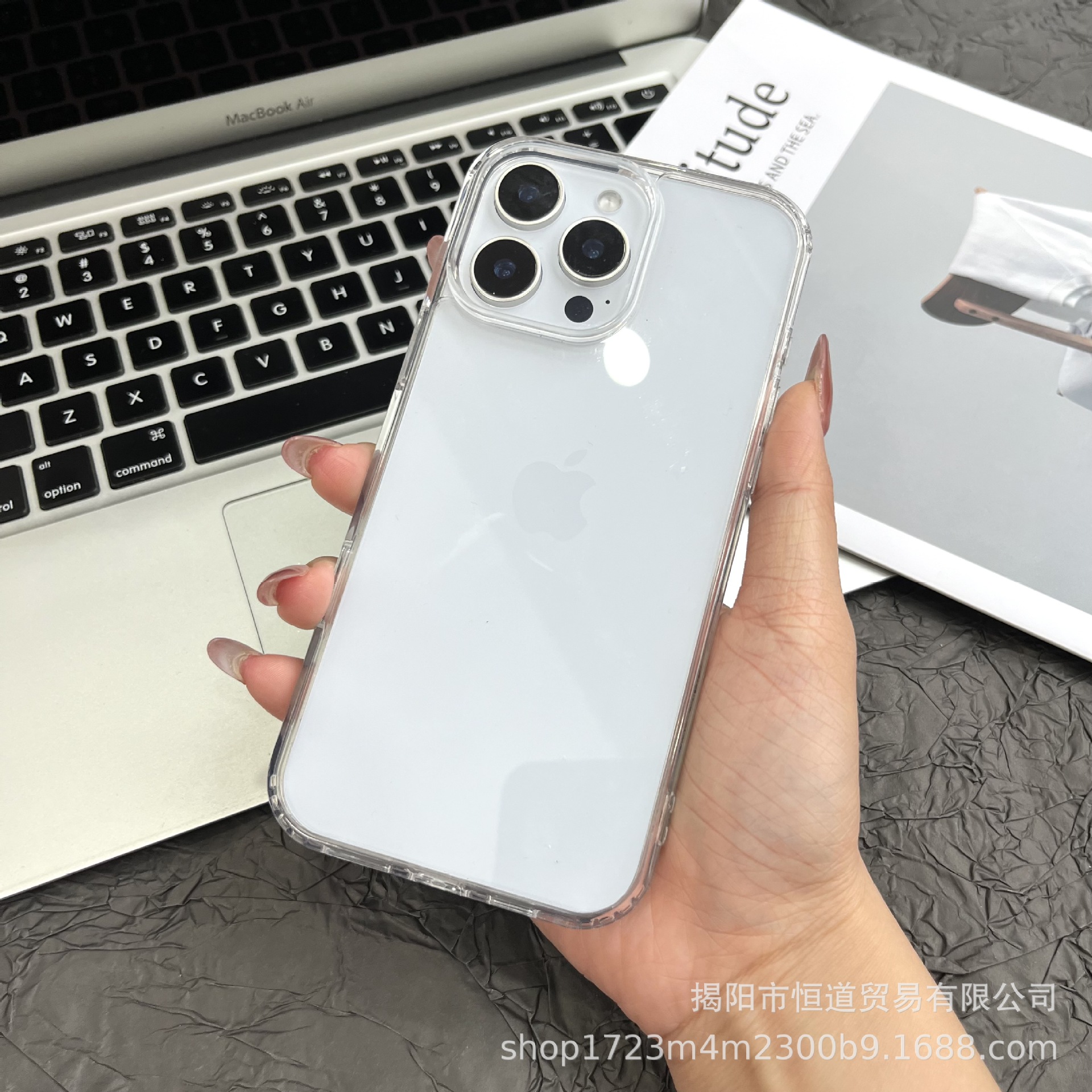 iPhone 16 Pro Max, Apple 15 yeni cep telefonu kılıfı, 14 koruyucu kapak, 13 şık, 12 malzemeden yapılmış minimalist şeffaf kılıf