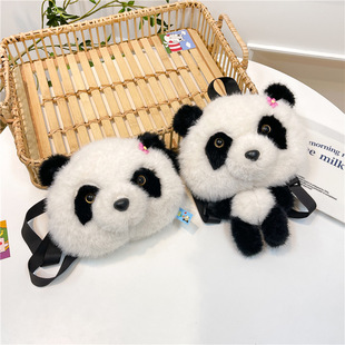 (Cross-border trading), doll, one-shoulder bag, cute cartoon backpack, panda