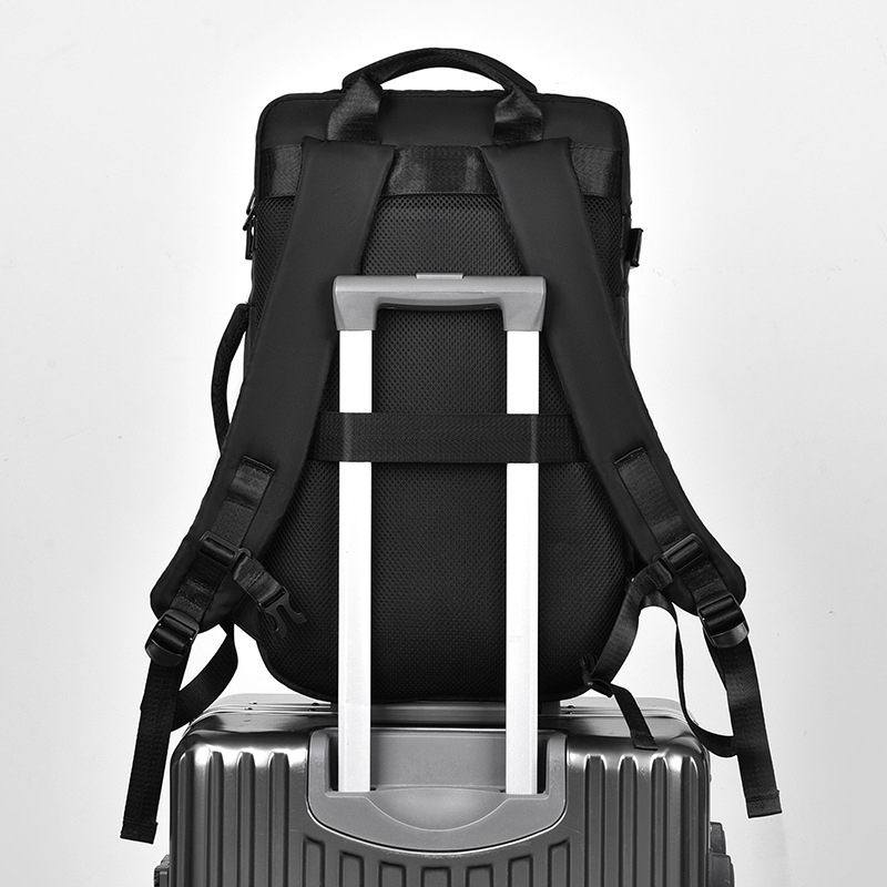 Mochila expandible 180 ° apertura y cierre para viajes de negocios, bolsa para computadora portátil, barra de acoplamiento colgante, bolsa de viaje de negocios al por mayor