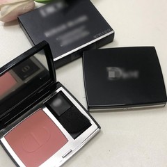 D家腮红单色烈焰蓝金细腻持妆缎光哑光细闪提升气色显色自然细腻