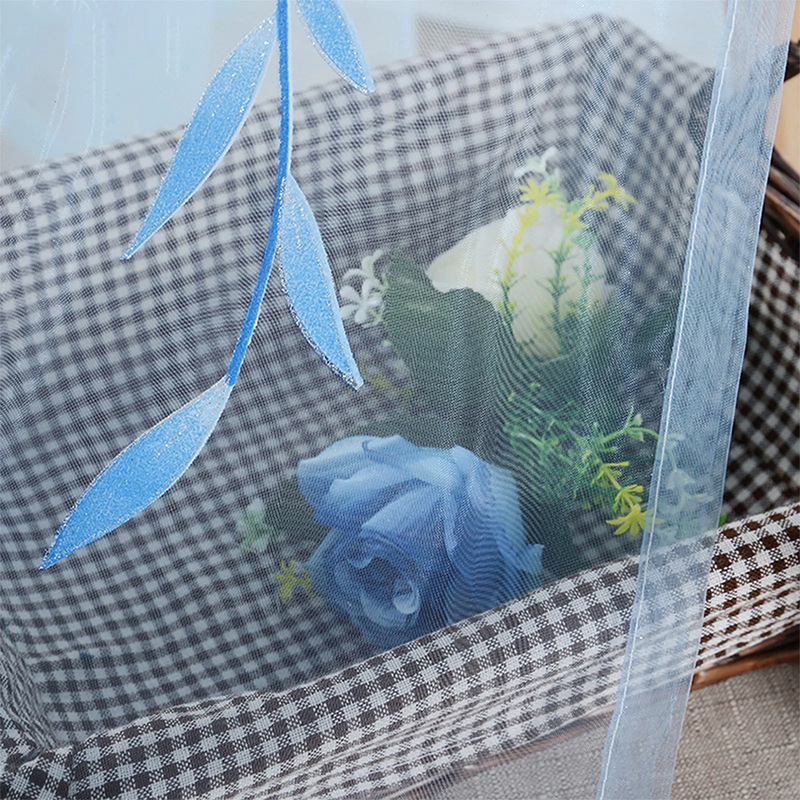 Transfronterizo Amazon Shaoxing cortinas de impresión de sauce sala de estar dormitorio cortinas de acero cortinas