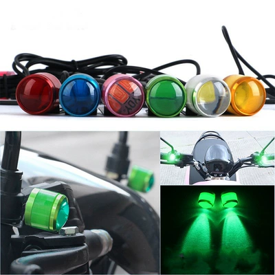 Cross-border direct supply motorcycle 23mm License plate lamp