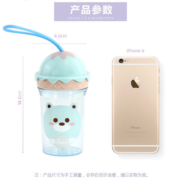 N3324 mini taza de helado taza de agua de plástico taza de té de leche taza de postre Yiwu 10 yuanes Tienda Al Por Mayor