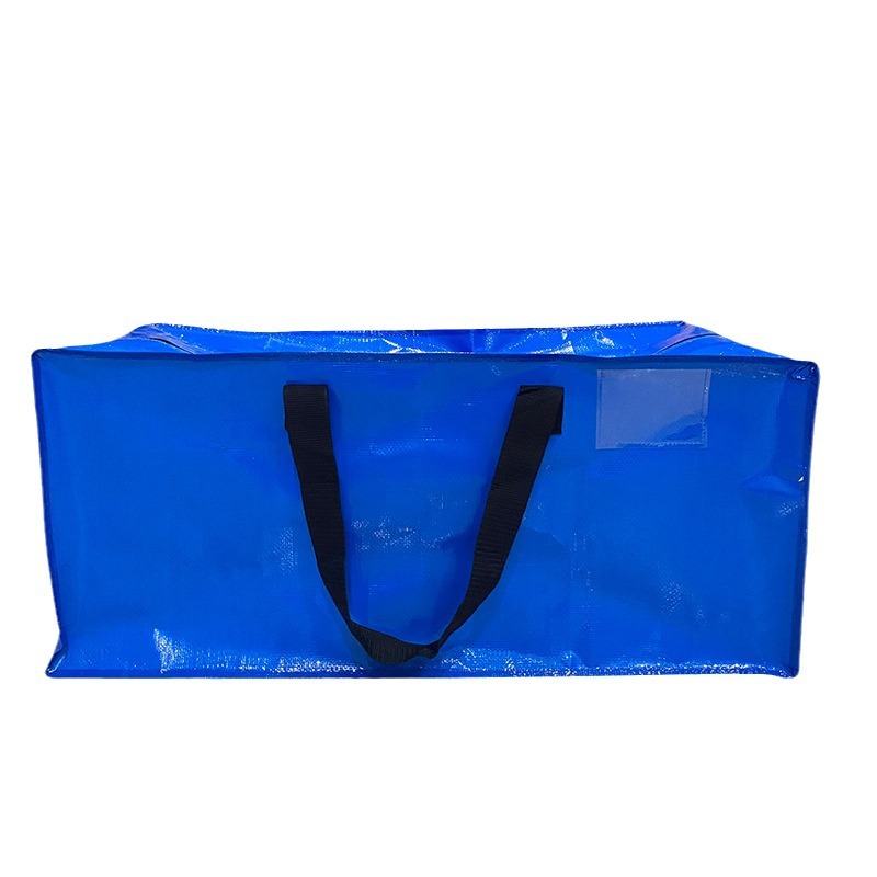 Spot Amazon bolsa tejida portátil transfronteriza bolsa de mudanza bolsa de almacenamiento de edredón de gran capacidad bolsa tejida de embalaje de equipaje