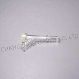 厂家直供 医疗器械配件Y型有针注射件异戊胶ABS适合管路接头52018