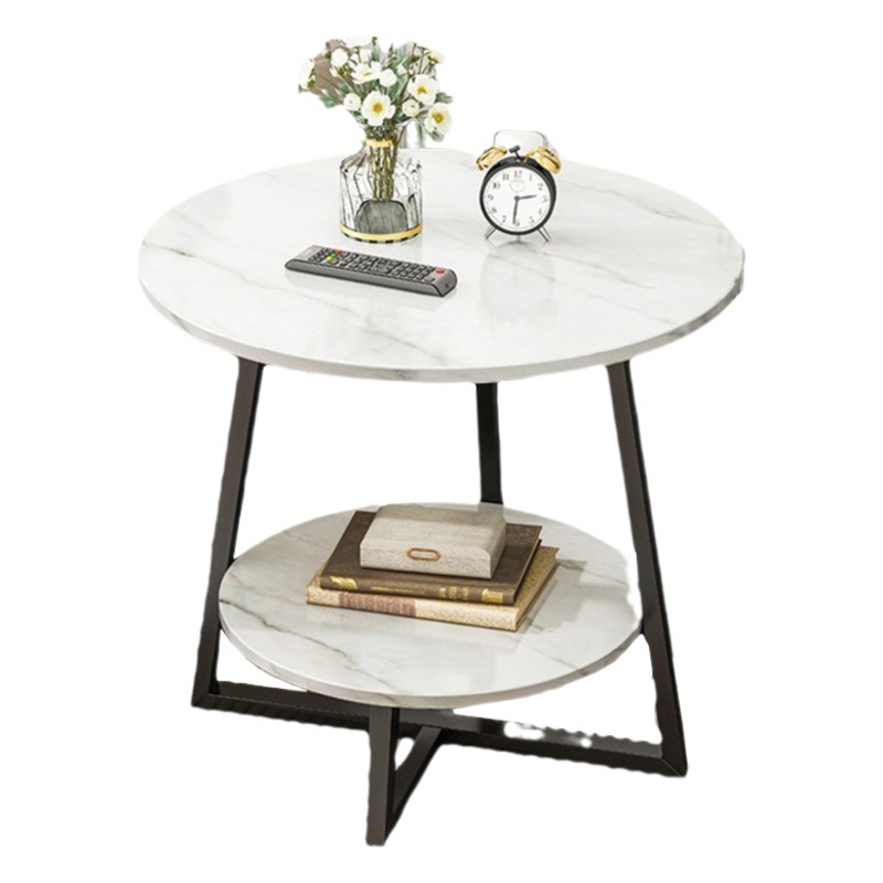 Mesa auxiliar pequeña mesa de lujo pequeña mesa de café dormitorio Mini Mesa de esquina pequeña mesa redonda estilo europeo pequeña mesa de café sala de estar mesa auxiliar