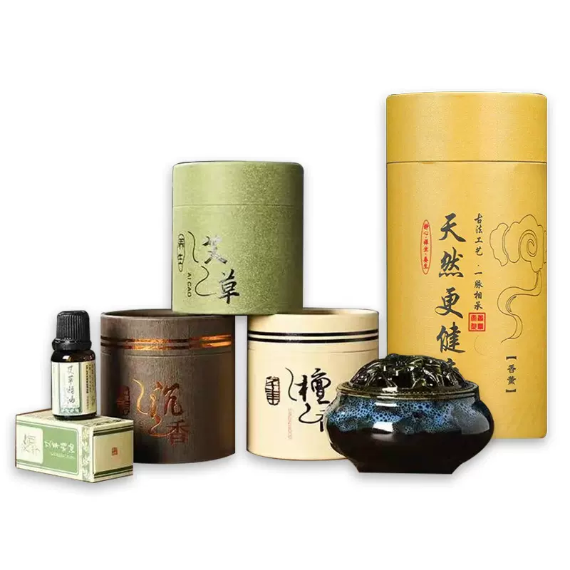 老山檀香盘香4小时香天然沉香艾草盘香除臭除味酒店室内非驱蚊香