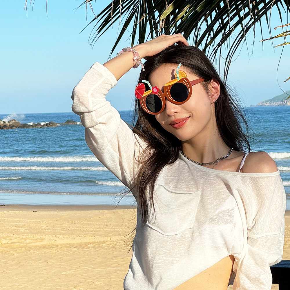 Gafas de Fiesta con Temática Hawaiana, ABS, Divertido, Decorativo, para Fiestas en la Playa y Festivales de Música