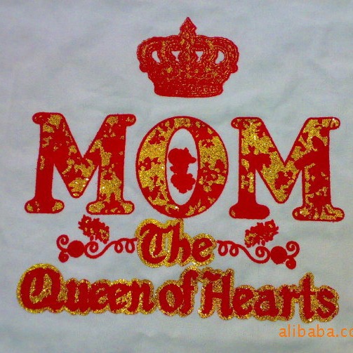 厂家直销 植绒烫画  T恤烫画 烫印 植绒烫画  衣服植绒