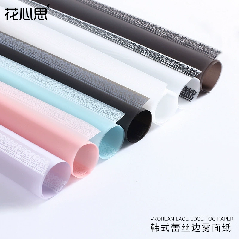 Оптовые скидки на флористические принадлежности: водонепроницаемая упаковочная бумага для цветов, однотонная, полупрозрачная, матовая, корейская, простая бумага для упаковки букетов.