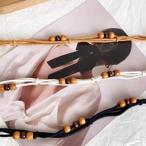 New wax rope braided waist rope for women simple butterfly joint decorative waist rope personalized match for dress for women