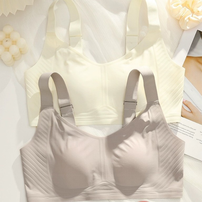 大きな胸を小さくする女性用下着、夏用極薄シームレスウサギ耳大きいサイズ夏用胸縮小・垂れ防止ブラジャー|undefined