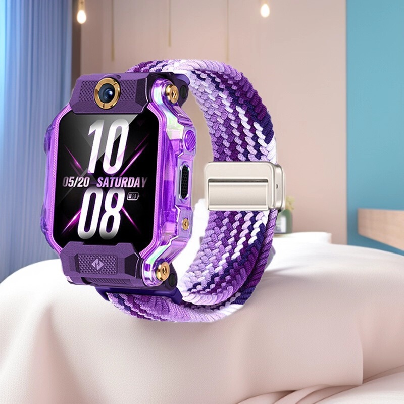 Suitable for Little Genius Strap Phone Watch Z10 Woven Z9/Z8/Z11 Elastic Magnetic Z7A/Z6Pro Boy