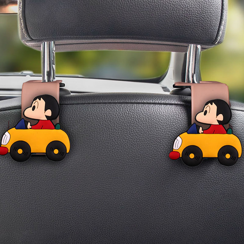 Meiyesi suministros de decoración de automóviles silla trasera gancho de coche celebridad de Internet hermoso gancho de dibujos animados suministros de la serie de almacenamiento