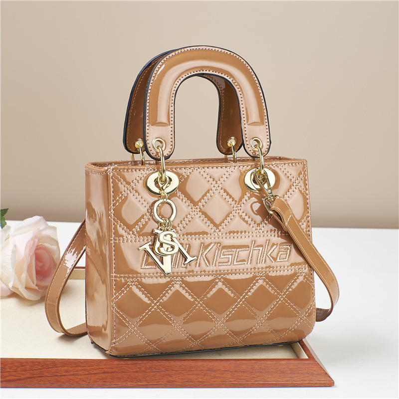 Daifei Bag2025 nuevo bolso de mujer bolso de boda bolso de piel brillante bolso de mujer bolso de hombro de comercio exterior