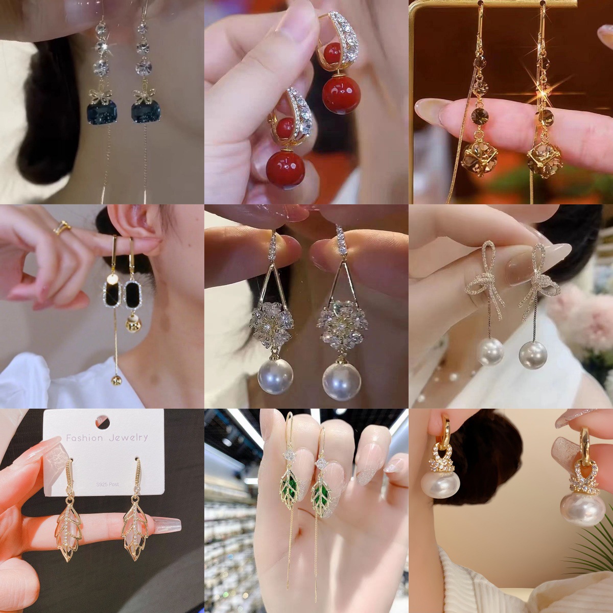 Special Clearance Sale: Exquisite and Compact Korean-Style Pearl Earrings, Light Luxury, Super Fairy-Like, Unique and Versatile, Beautiful Earrings for Women