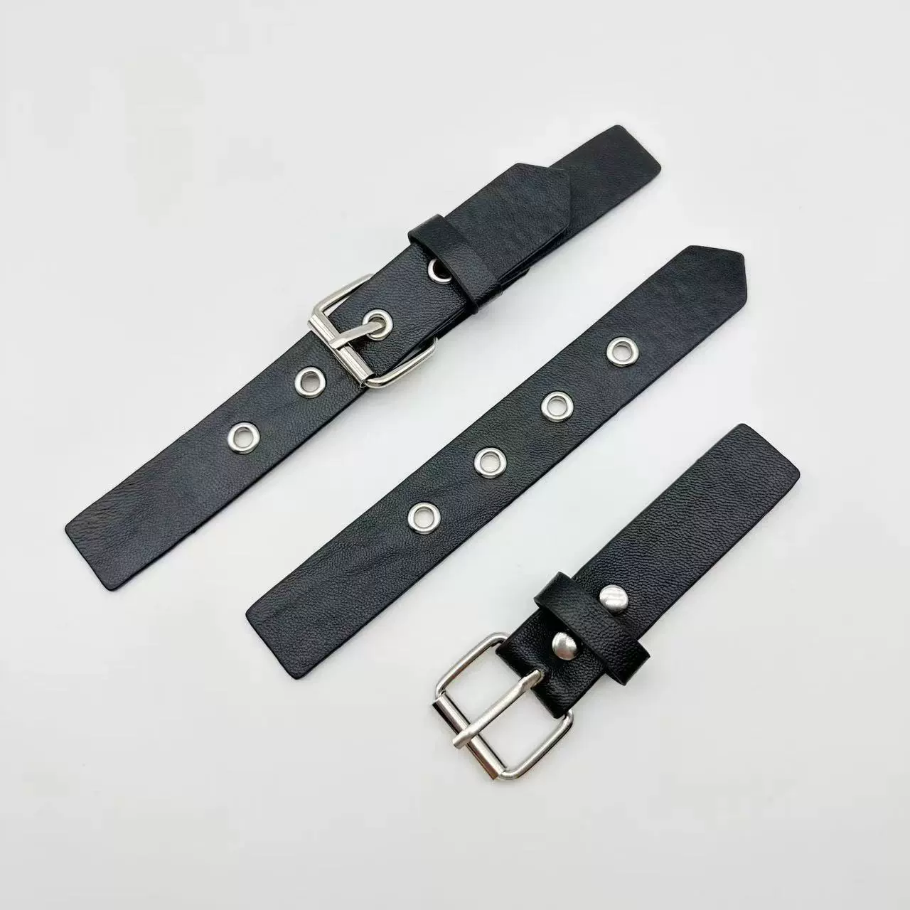 辅料金属皮质对扣领口扣袖带扣连搭扣装饰带服装汽眼皮带扣配件