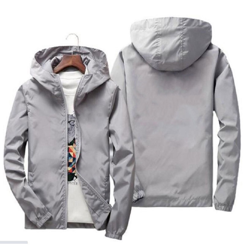 New Hooded Jacket Men's Jacket Spring and Autumn Korean Style Casual Versatile Large Size Hooded Jacket Men's Top