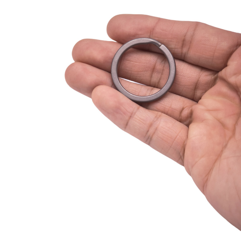 チタン合金キーホルダーキーリング純チタンキーホルダーメーカー卸売り10-35mm多目的錆びないリング|undefined