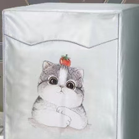 洗衣机罩烫画 现货洗衣机罩烫印 印图 来图做洗衣机罩烫图 烫标