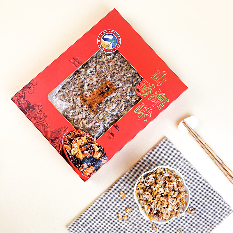 食尚知补 虾干干货海鲜高端礼盒装营养滋补品120克