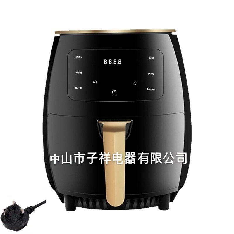 6L 블랙 에어프라이어(영국 규격)