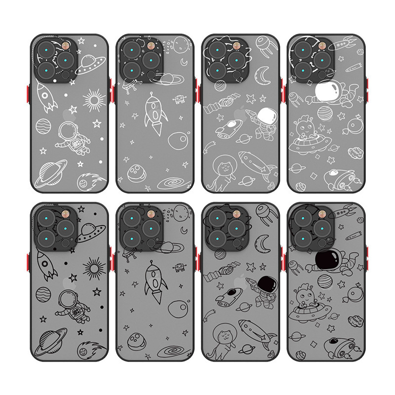 Skin Sense 2-in -1 iPhone16 Painted Star Phone Case for Apple 16promax Monster Phone Case