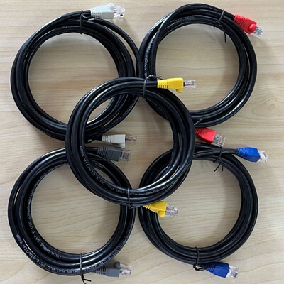 Неэкранированный инженерный кабель CAT6, сетевой кабель, гигабитная перемычка, компьютерный сетевой кабель из бескислородной меди