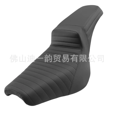 Motorcycle Accessories Suitable for Harley Softail Streetfighter Integrated Seat Cushion Double Seat Cushion Integrated Seat Cushion 18-26 (Motorcycle cushion) - black-bar