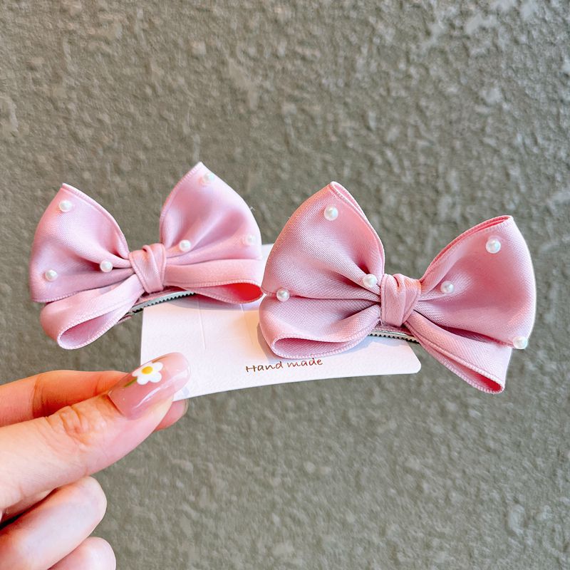 Kid'S Gender Kid'S Cute Bow Knot Cloth Hair Clip
