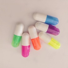 迷你荧光笔药丸笔款学生书写标记笔创意记号笔可爱卡通文具礼品笔