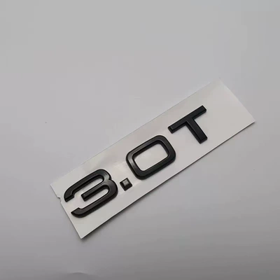 Suitable for Audi A3A4A5A6A7Q3Q5Q7 Car logo - 30t-black