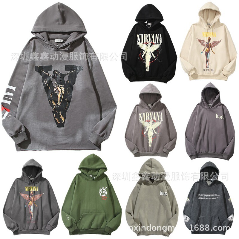 Cross-border foreign trade kanye kanye with cos hooded sweater personality 3D digital printing leisure couple hoodie Cross-border foreign trade kanye kanye with cos hooded sweater personality 3D digital printing leisure couple hoodie